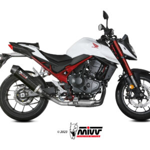 Mivv Slip-On Oval carbono con tapa carbono Honda CB750 Hornet 2023-25