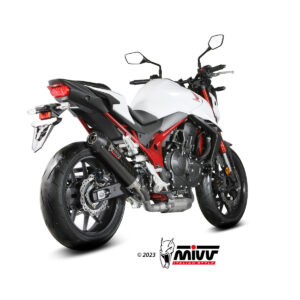 Mivv Slip-On Oval carbono con tapa carbono Honda CB750 Hornet 2023-25