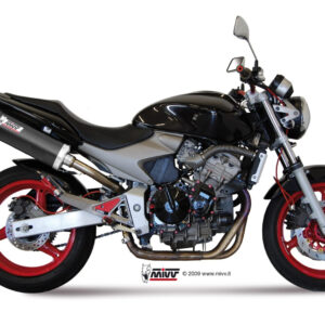 Mivv Slip-On Oval carbono con tapa carbono Honda Hornet 600 2003-06