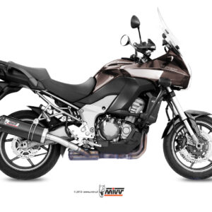 Mivv Slip-On Oval carbono con tapa carbono Kawasaki Versys 1000 2012-14