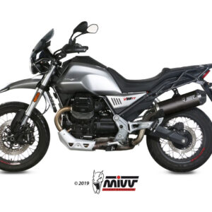 Mivv Slip-On Oval carbono con tapa carbono Moto Guzzi V85 TT 2019-25
