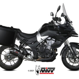 Mivv Slip-On Oval carbono con tapa carbono Voge Valico 500DS 2021-24