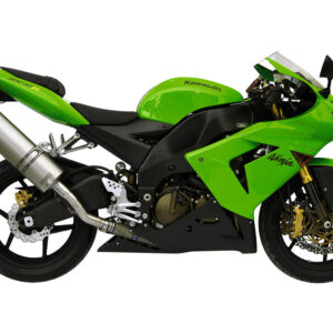 Mivv Slip-On Oval titan Kawasaki ZX-10 R 2004-05