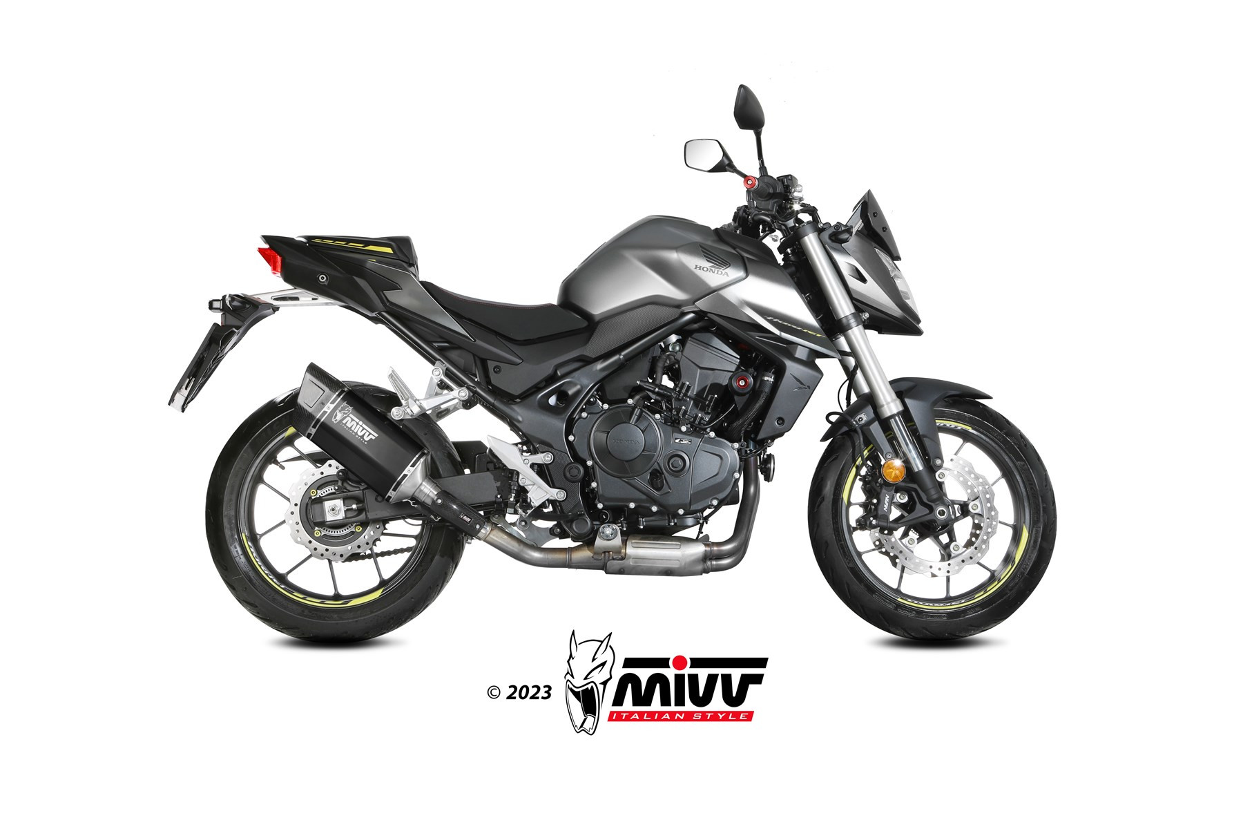 Mivv Slip-On SR-1 St. Steel Honda CB750 Hornet 2023-25