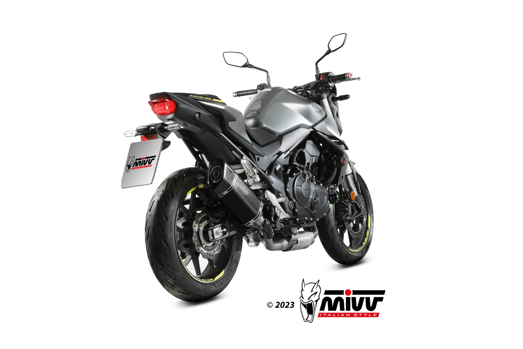Mivv Slip-On SR-1 St. Steel Honda CB750 Hornet 2023-25