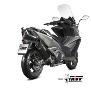 Mivv Slip-On SR-1 Black Kymco AK550 2021-25