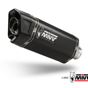 Mivv Slip-On SR-1 Black Kymco AK550 2021-25