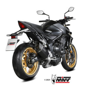 Mivv Slip-On SR-1 Black Titanio Honda CB 1000 HORNET 2025