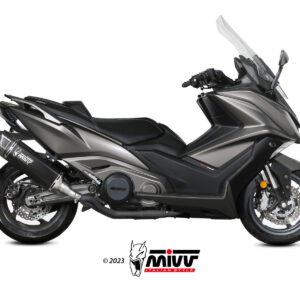 Mivv Slip-On SR-1 Black Titanium Kymco AK550 2021-25