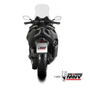 Mivv Slip-On SR-1 Black Titanium Kymco AK550 2021-25