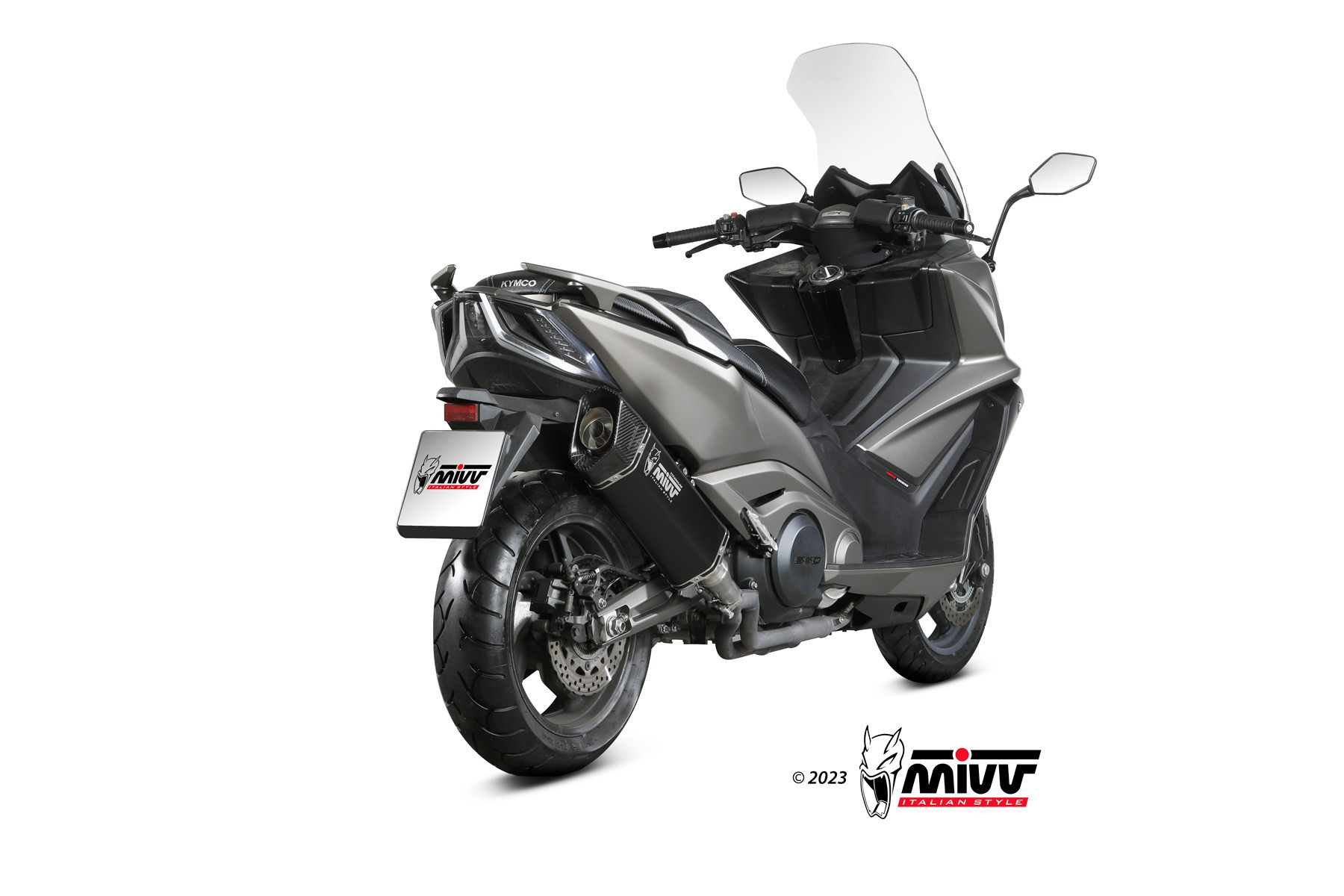 Mivv Tubo no kat (compatible con silenciadores Mivv y Originales) Kymco AK550 2021-24