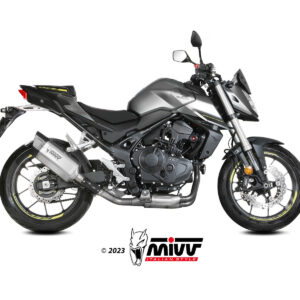 Mivv Slip-On Delta Race carbono Honda CB750 Hornet 2023-25
