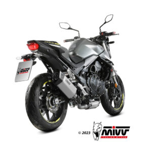 Mivv Slip-On Delta Race carbono Honda CB750 Hornet 2023-25