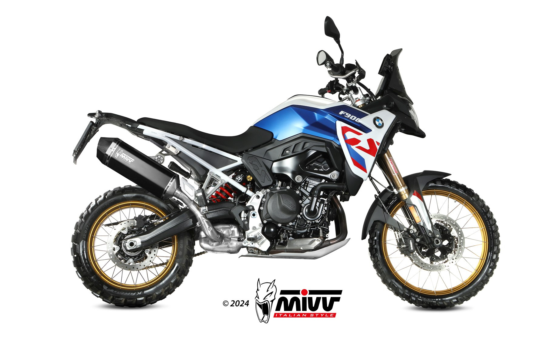 Mivv Slip-On Dakar St. Steel BMW F 900 GS 2024-25