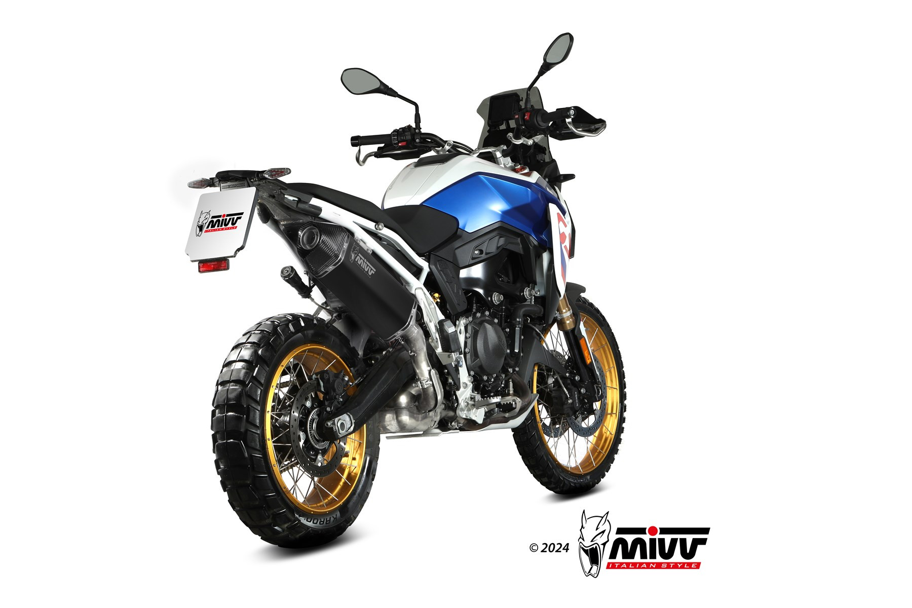 Mivv Slip-On Dakar St. Steel BMW F 900 GS 2024-25