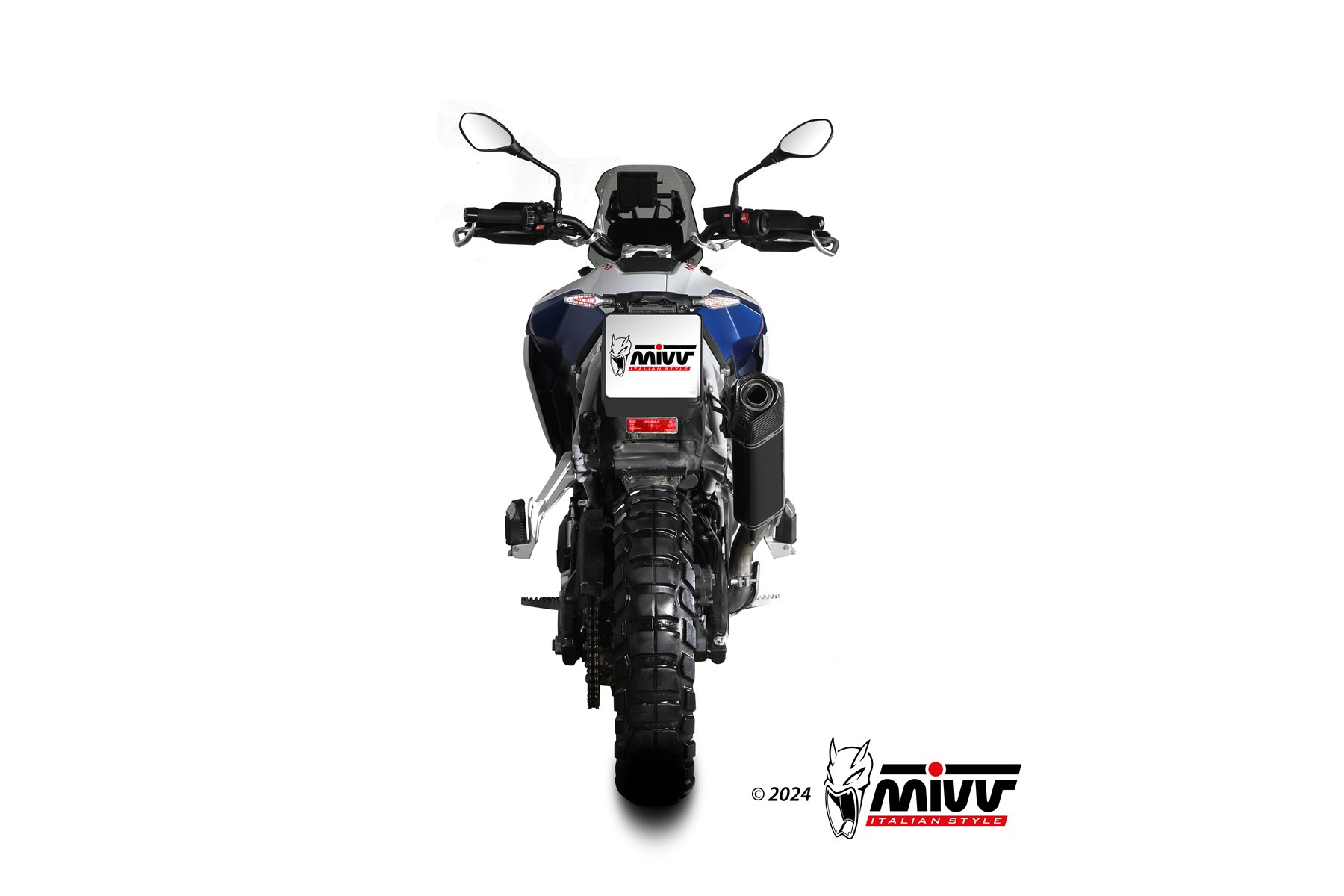 Mivv Slip-On Dakar St. Steel BMW F 900 GS 2024-25
