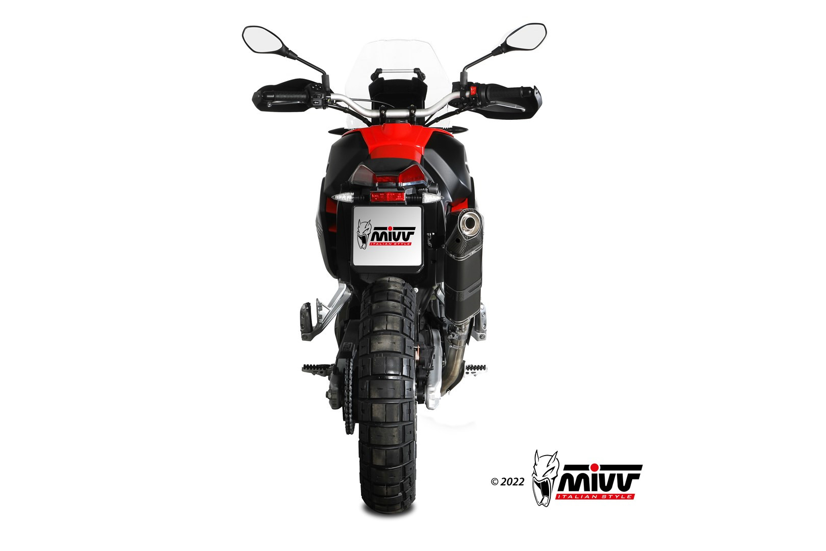 Mivv Slip-On Speed edge Black Aprilia Tuareg 660 2022-25