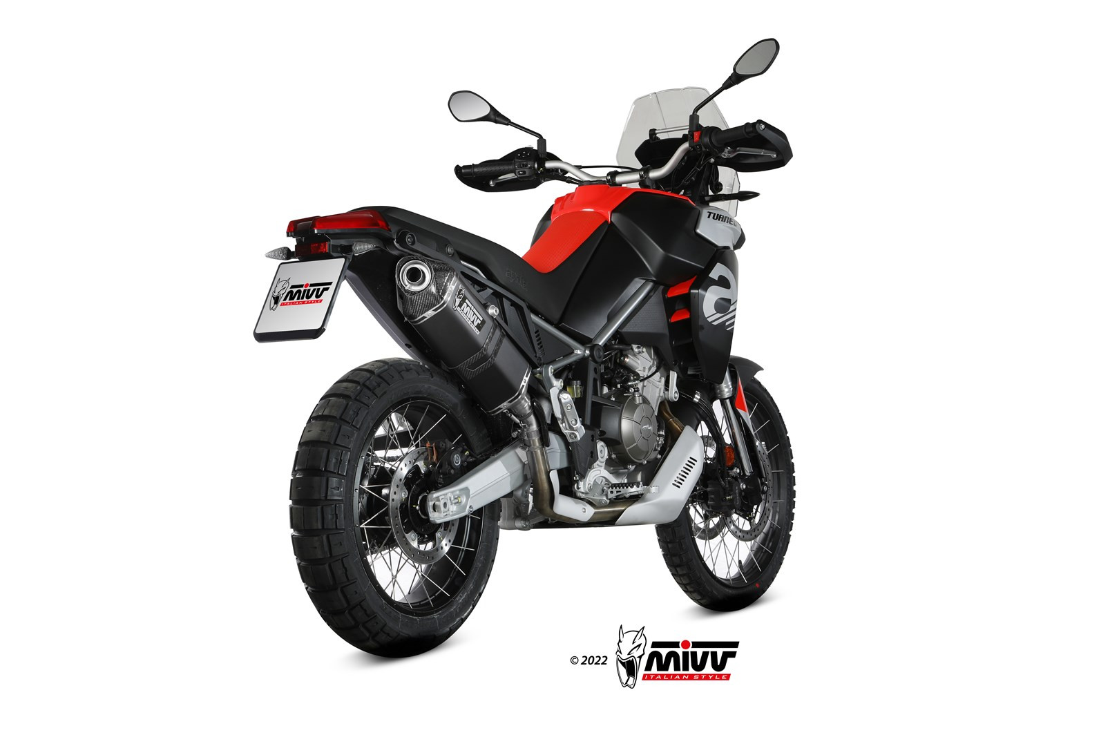 Mivv Slip-On Dakar St. Steel Aprilia Tuareg 660 2022-25