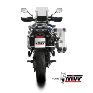 Mivv Slip-On Speed edge Black CF Moto 800MT 2022-25