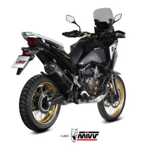 Mivv Slip-On Speed edge Black Honda CRF 1100 L Africa Twin 2020-25