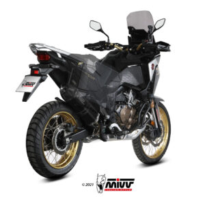Mivv Slip-On Speed edge Black Honda CRF 1100 L Africa Twin 2020-25