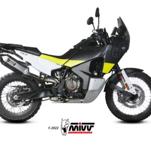 Mivv Slip-On Oval St. Steel CF Moto 650MT 2021-24