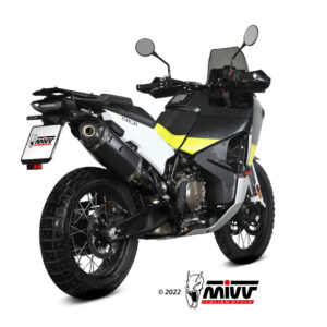 Mivv Slip-On Oval St. Steel CF Moto 650MT 2021-24