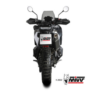 Mivv Slip-On Oval St. Steel CF Moto 650MT 2021-24