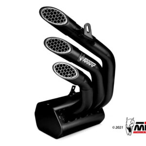 Mivv 2 Slip-On Suono black con tapa carbono Yamaha YZF 1000 R1 2009-14