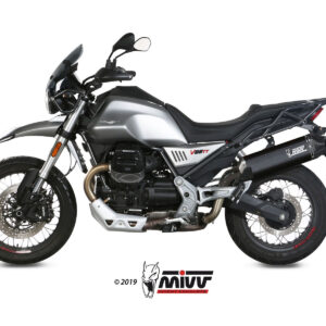 Mivv Slip-On Speed edge Black Moto Guzzi V85 TT 2019-25