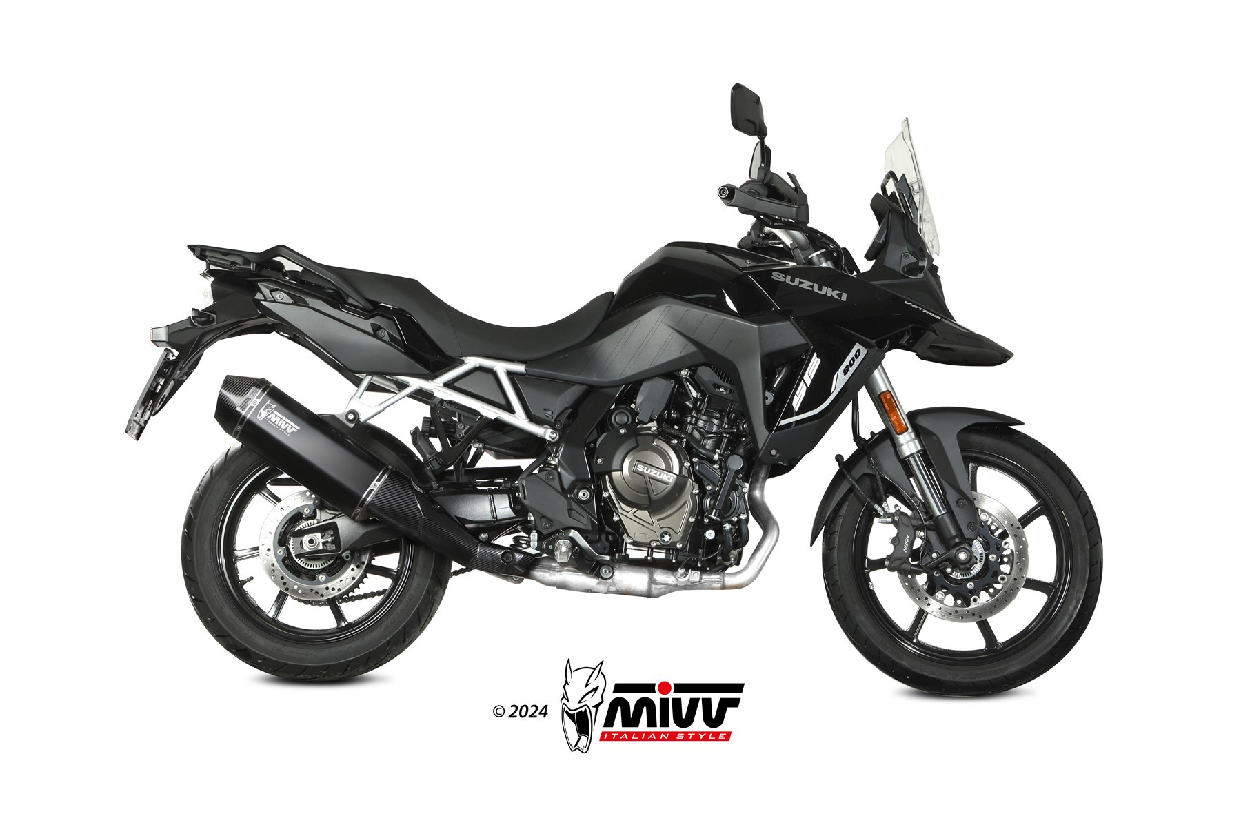 Mivv Slip-On Speed edge Black Suzuki V-Strom 800 de 2023-25