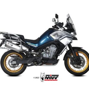Mivv Slip-On Speed edge Black CF Moto 800MT 2022-25