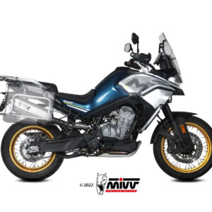 Mivv Slip-On Speed edge Black CF Moto 800MT 2022-25