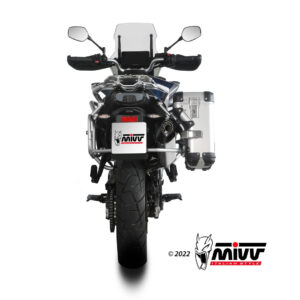 Mivv Slip-On Speed edge Black CF Moto 800MT 2022-25