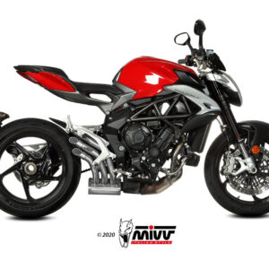 Mivv Slip-On Speed edge St. Steel MV Agusta Brutale 800 RR 2017-25