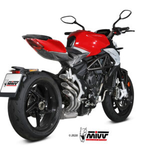 Mivv Slip-On Speed edge Black MV Agusta Brutale 800 RR 2017-25