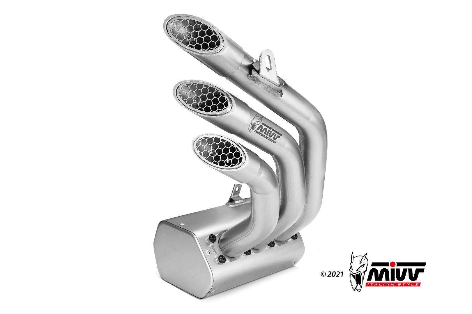 Mivv Slip-On Speed edge Black MV Agusta Brutale 800 RR 2017-25