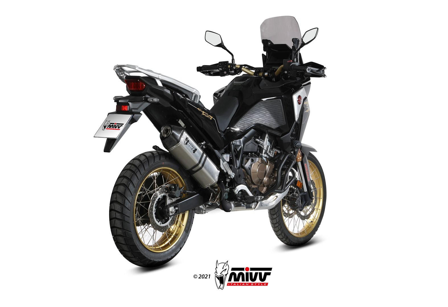 Mivv Slip-On Oval St. Steel Honda CRF 250 2022-24