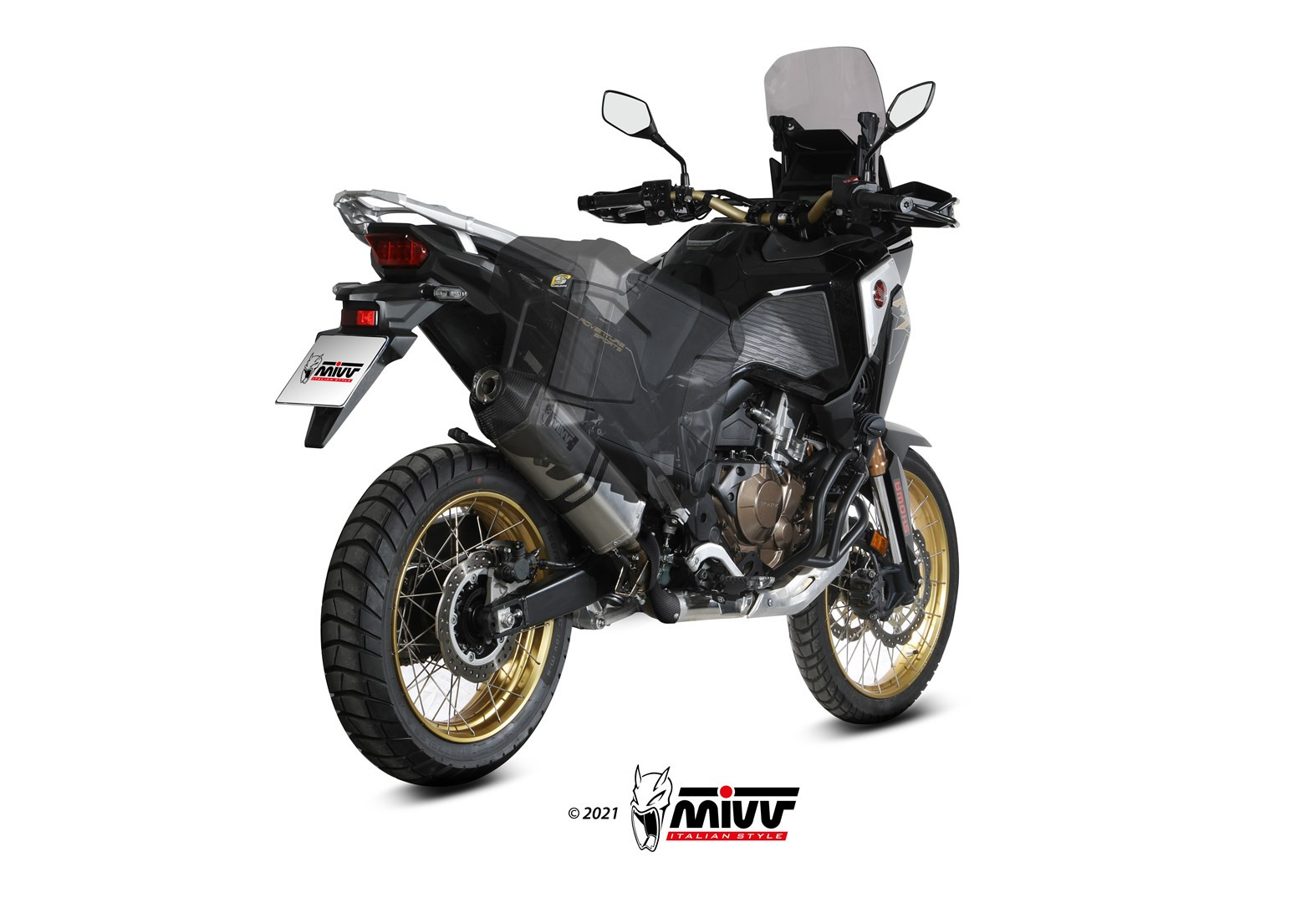 Mivv Slip-On Oval St. Steel Honda CRF 250 2022-24