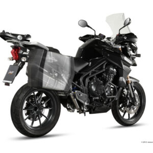 Mivv Slip-On Speed edge St. Steel con tapa carbono Triumph Tiger Explorer 1200 2012-15