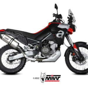 Mivv Slip-On Speed edge Titanium Aprilia Tuareg 660 2022-25