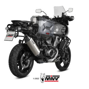 Mivv Slip-On Speed edge Titanium Harley Davidson Pan Amercia 2021-24