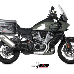 Mivv Slip-On Speed edge Titanium Harley Davidson Pan Amercia 2021-24