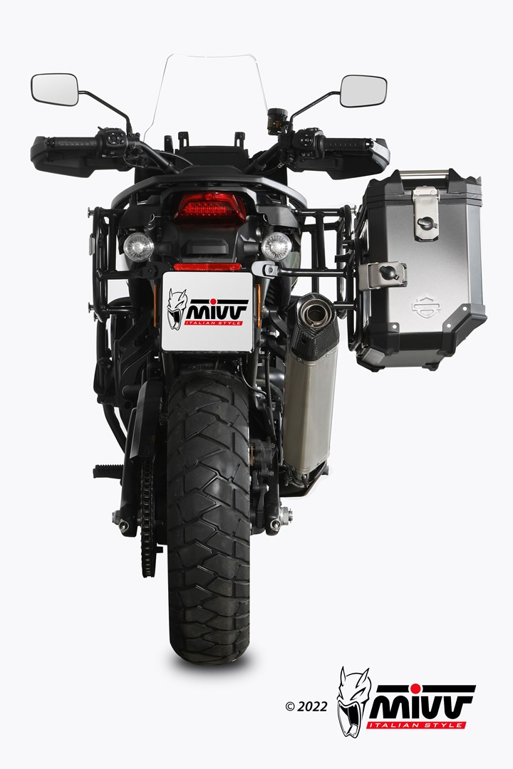 Mivv Slip-On Speed edge Black Harley Davidson Pan Amercia 2020-25