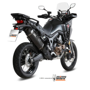 Mivv Slip-On Speed edge black Honda CRF 1000 L Africa Twin 2016-19