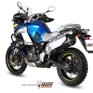 Mivv Slip-On Oval titan con tapa carbono Yamaha XT 1200 Z Superténéré 2010-20