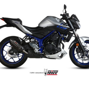 Mivv Slip-On Suono Black con tapa carbono Yamaha MT-03 2016-25