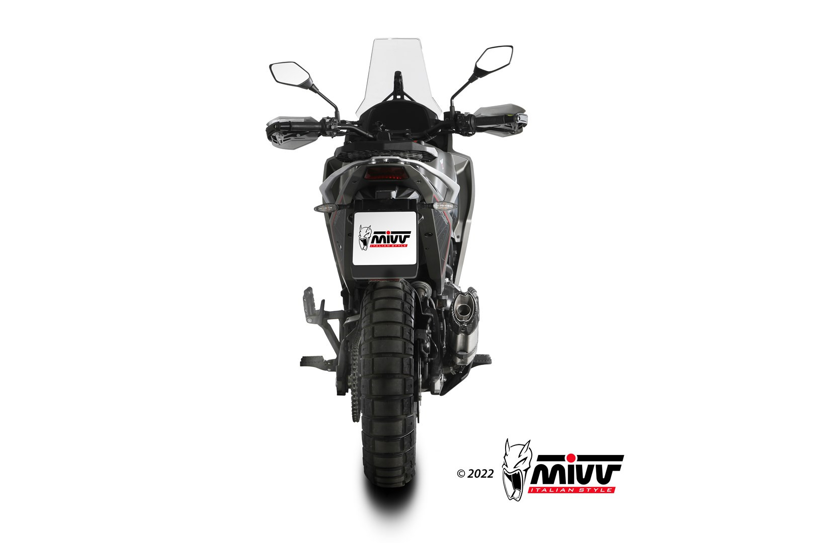 Mivv Tubo no kat (compatible con silenciadores Mivv y Originales) Ducati Hypermotard 950 2021-25