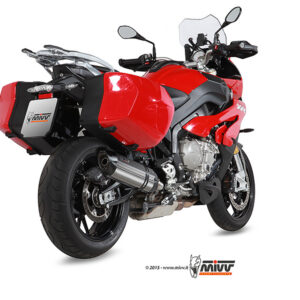 Mivv Slip-On Suono St. Steel con tapa carbono BMW S 1000 XR 2015-19