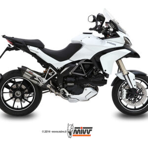 Mivv Slip-On Suono St. Steel con tapa carbono Ducati Multistrada 1200 2010-14